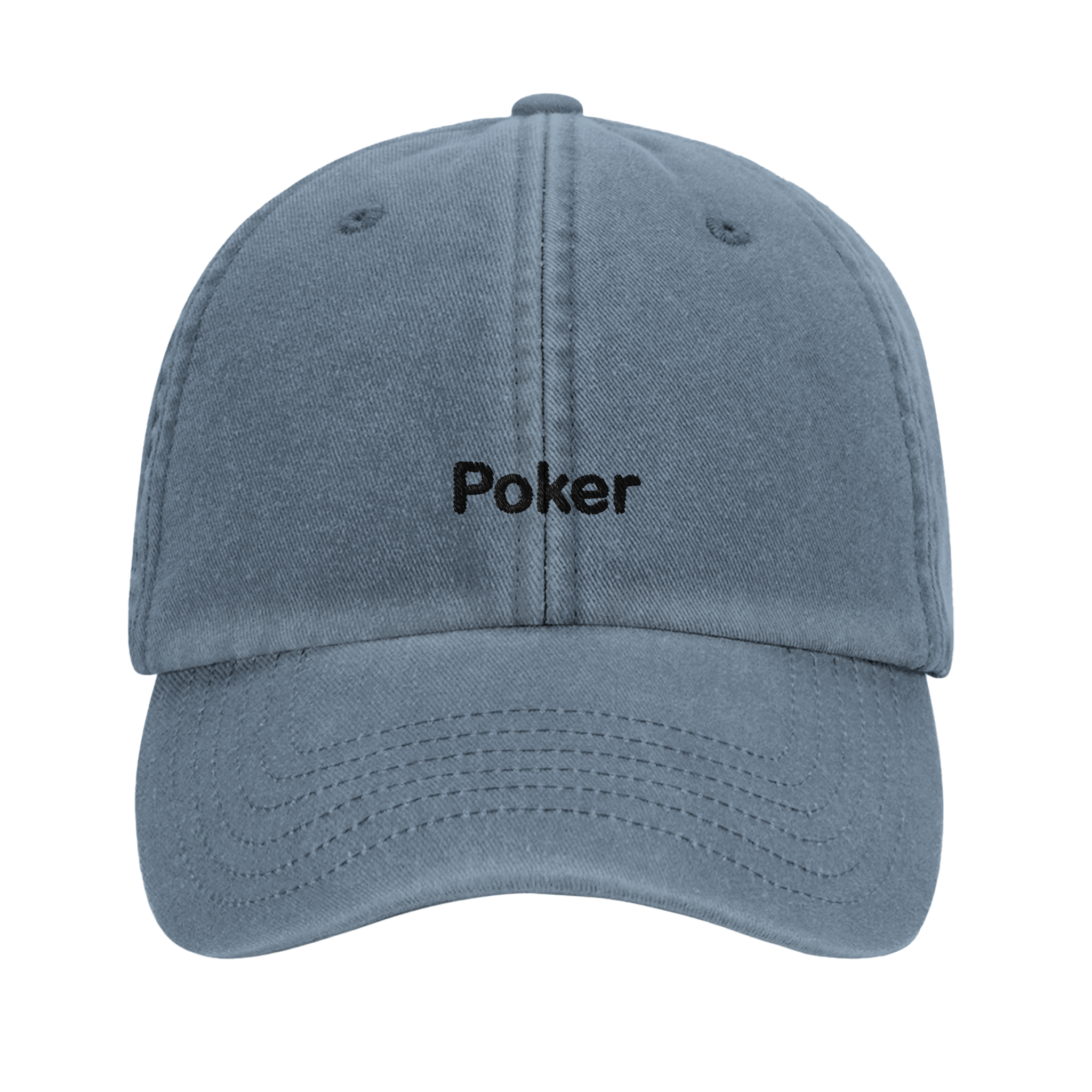 Poker vintage cotton dad cap with embroidered design, Captured Headwear