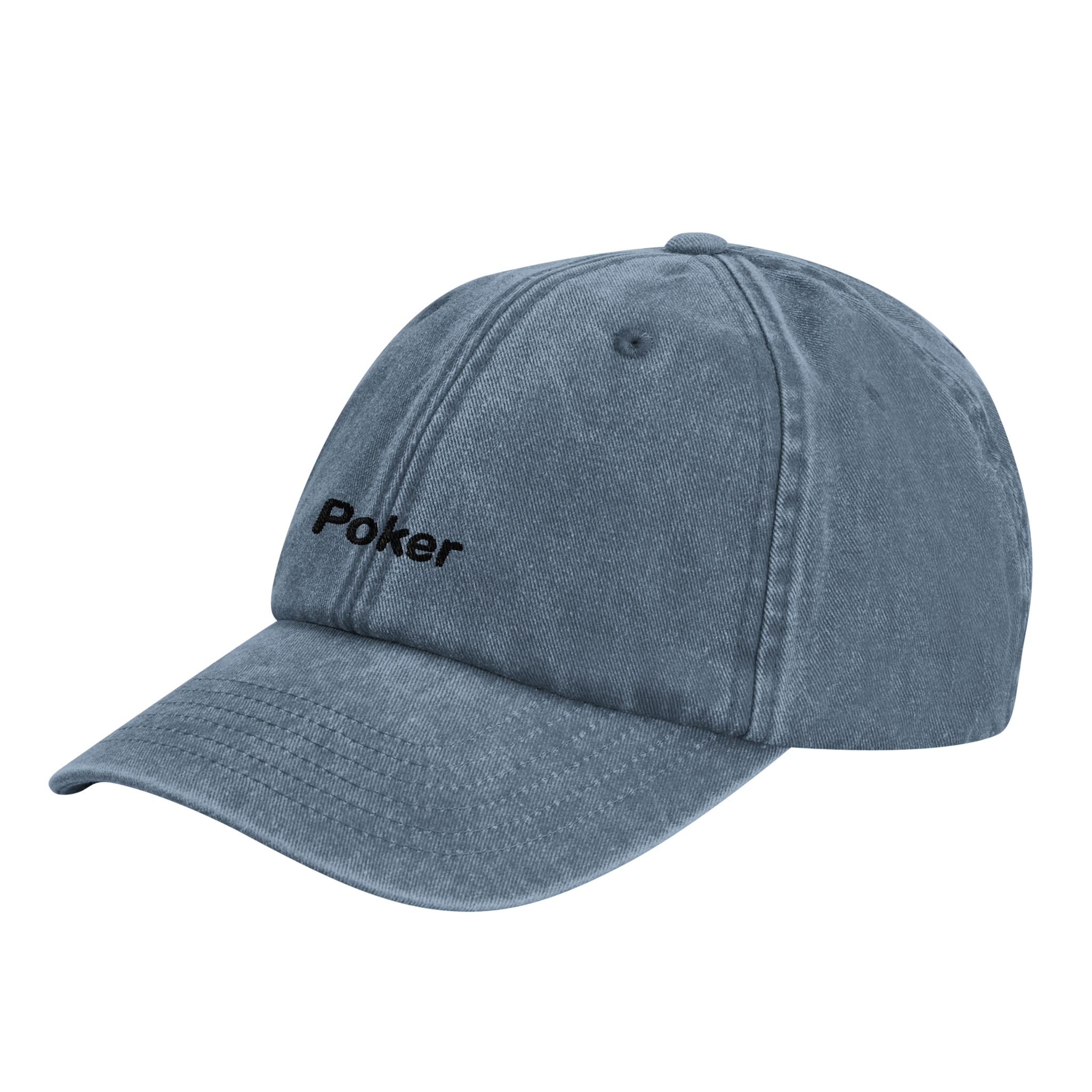 Poker vintage cotton dad cap with embroidered design, Captured Headwear
