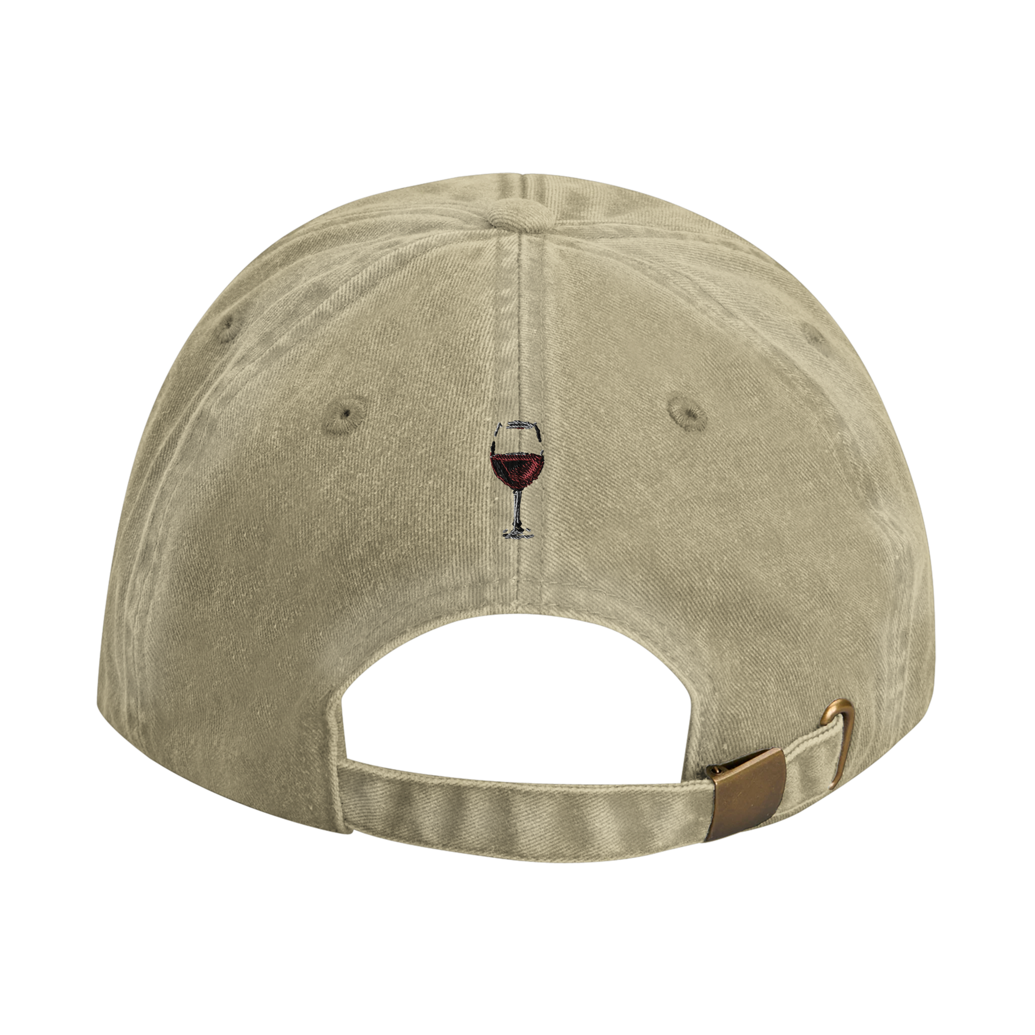WINE SOMMELIER vintage cotton dad cap with embroidered lettering, Captured Headwear