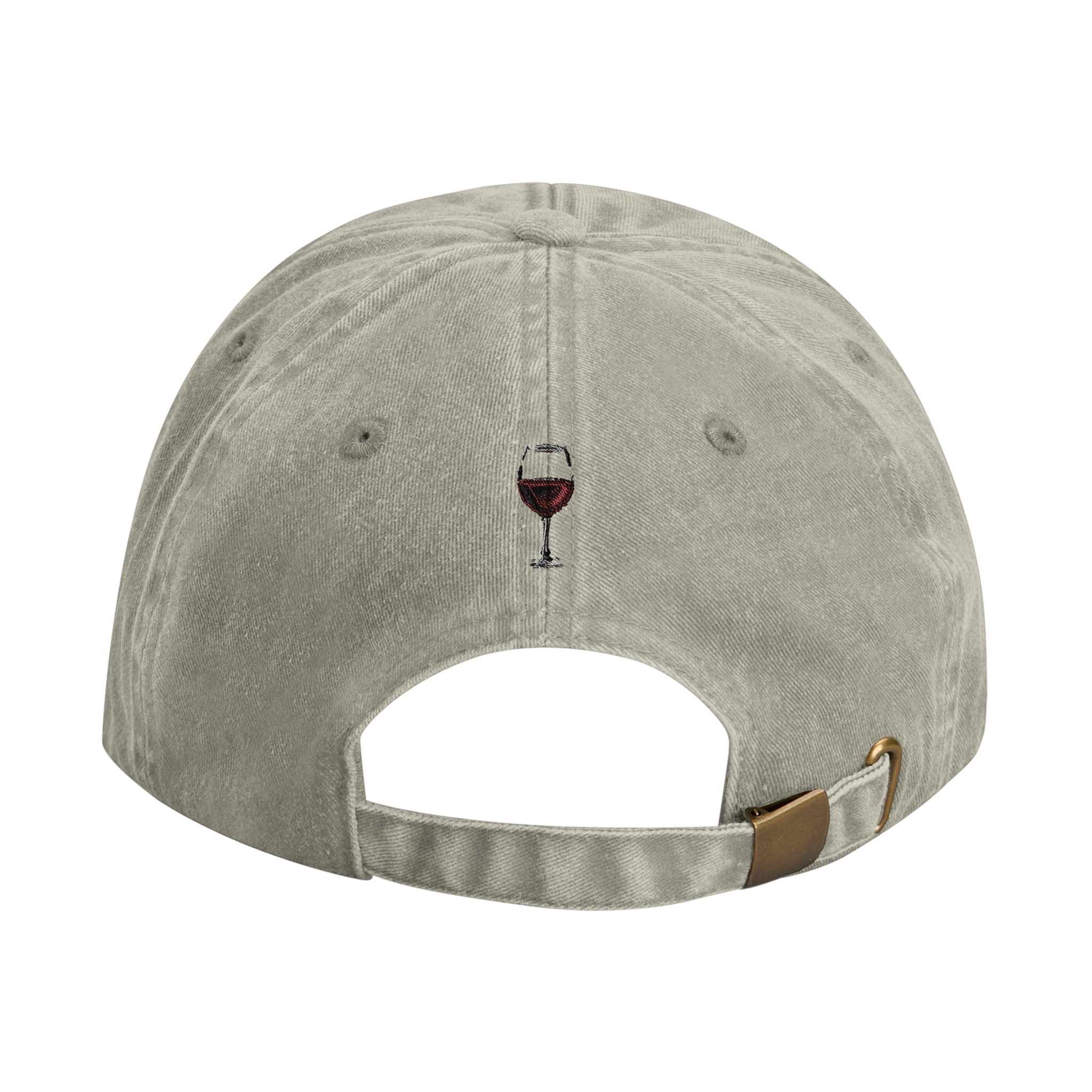 WINE SOMMELIER vintage cotton dad cap with embroidered lettering, Captured Headwear